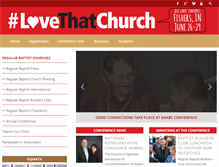 Tablet Screenshot of garbcconference.org